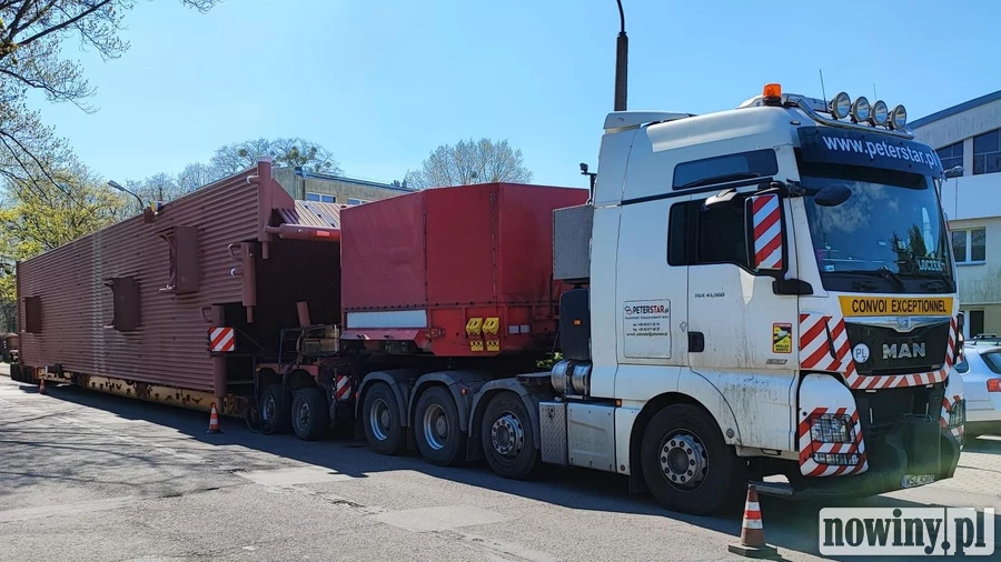 Co to za potwór? Czytelnicy pytają o transport wielkogabarytowy z Rafako