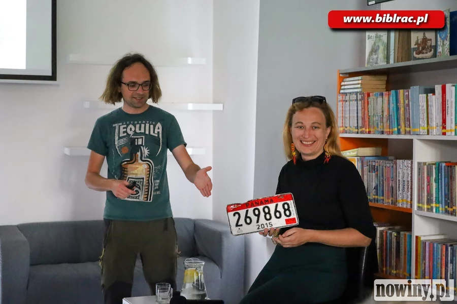 Na poboczu Ameryk, czyli spotkanie z parą wędrowców w raciborskiej bibliotece