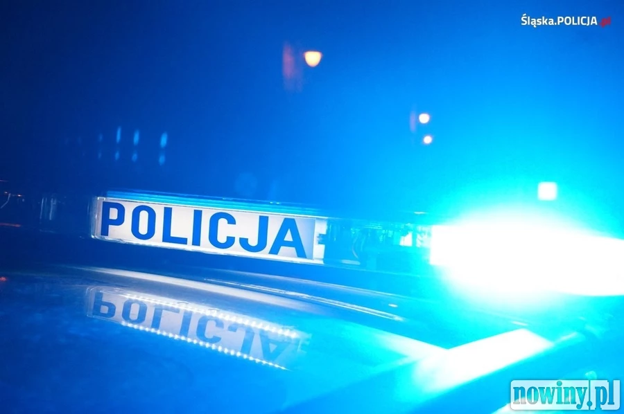 Kolizja z udziałem radiowozu w rybnickiej dzielnicy Kamień