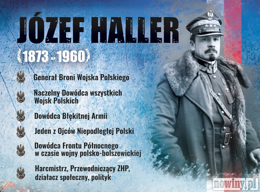 W Pszowie i Raciborzu uczcili pamięć generała Józefa Hallera akcją "Wstęp do niepodległości"