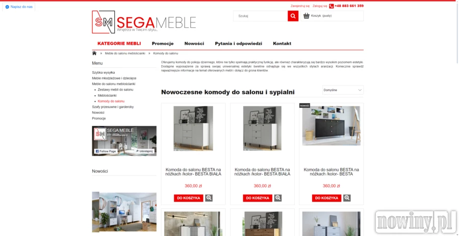 Komody do salonu - Czy nowoczesny styl wyklucza funkcjonalność?