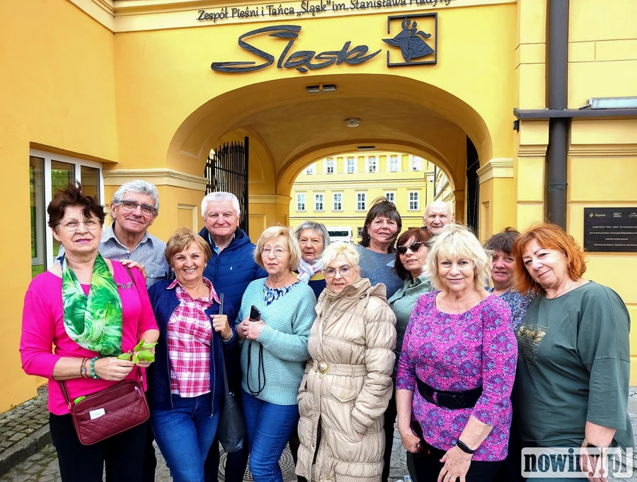 Grupa "Seniorzy" na warsztatach w siedzibie Zespołu Pieśni i Tańca "Śląsk"