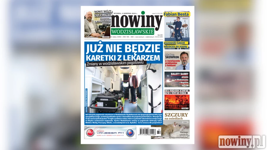 Nowiny Wodzisławskie o likwidacji karetki typu "S" i zmianach w pogotowiu