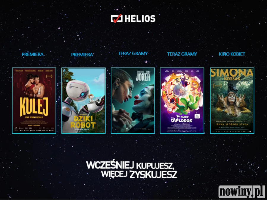 Helios prezentuje porywające seanse