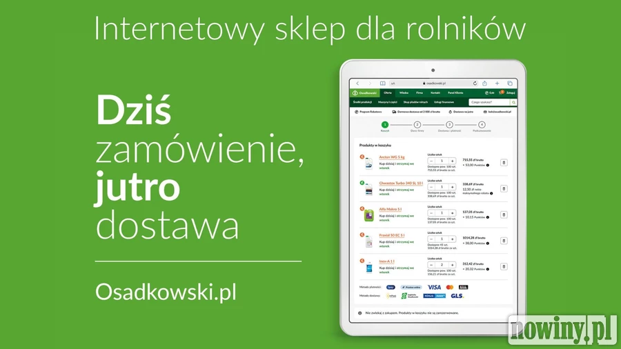 Zakupy dla rolnika online: szybko, wygodnie i z korzyściami