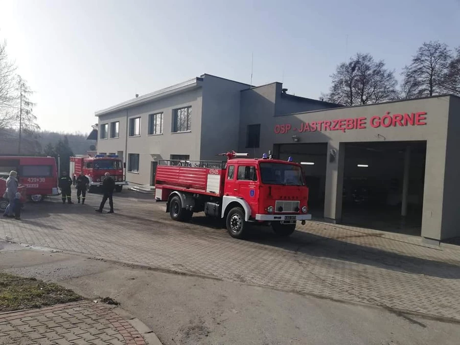 Jelcz z OSP Jastrzębie Górne pojechał do OSP Górki Wielkie