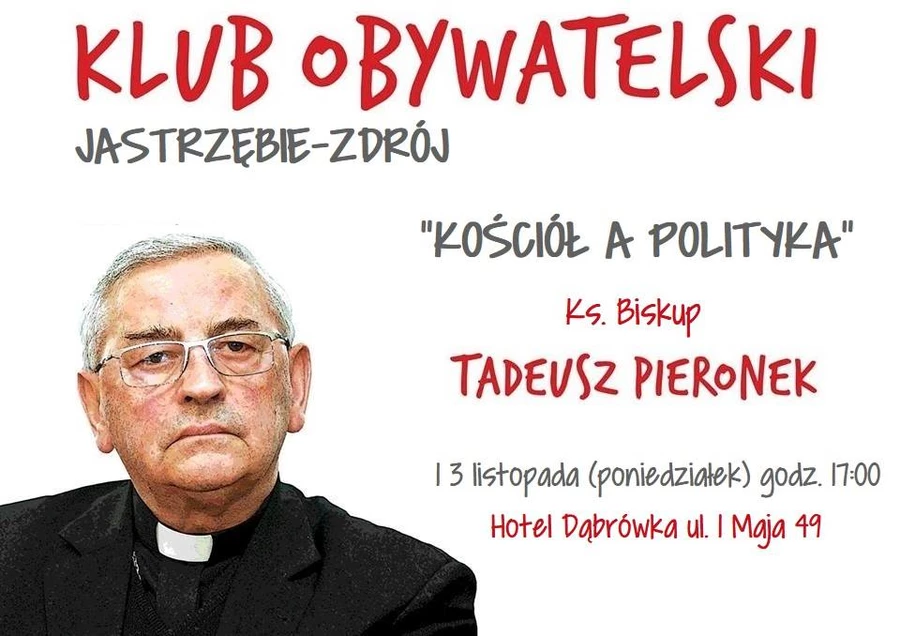 Klub Obywatelski spotyka się z księdzem bp. Pieronkiem