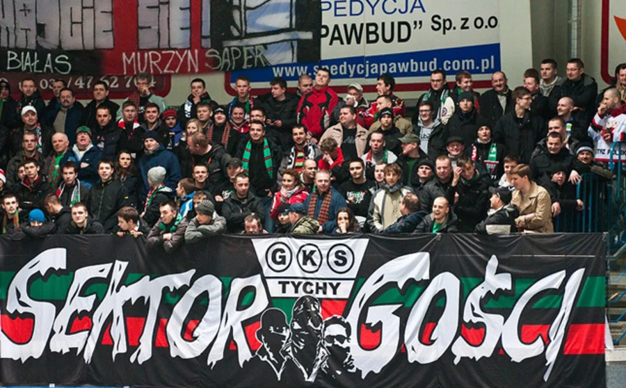 Kibice GKS Tychy nie wejdą na mecz. Mają zakaz