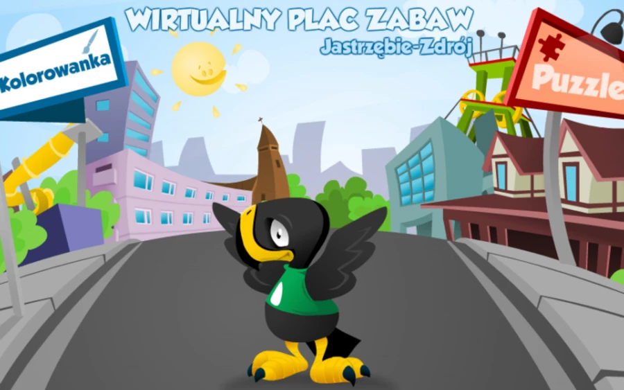 Wirtualny plac zabaw na stronie Urzędu Miasta