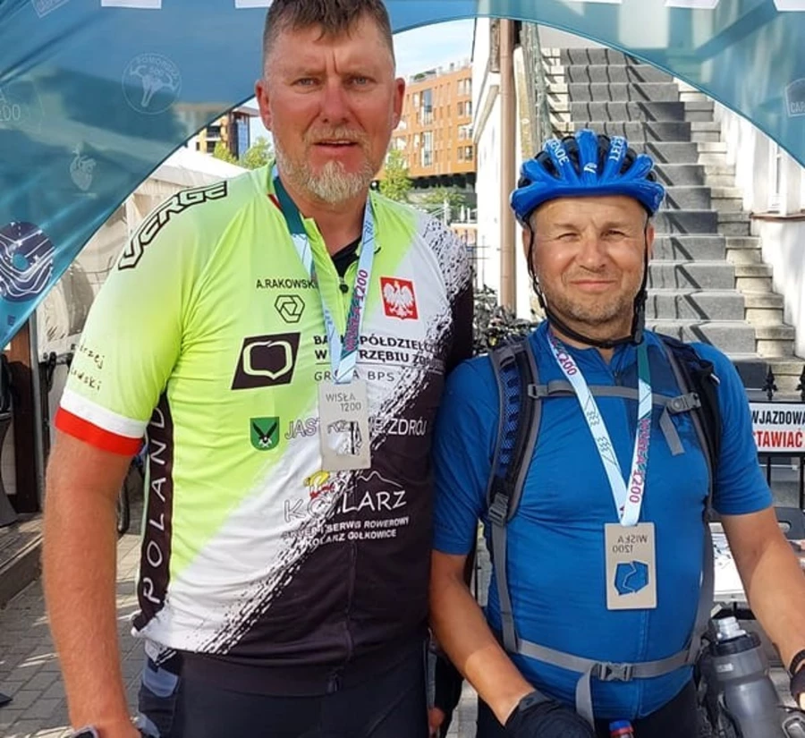 Przejechali rowerem trasę wzdłuż Wisły do Bałtyku