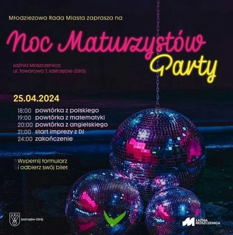 Noc Maturzystów już w czwartek