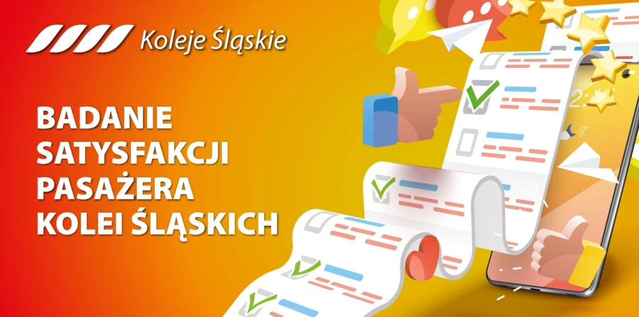 Koleje Śląskie zapraszają do udziału w badaniu satysfakcji pasażera